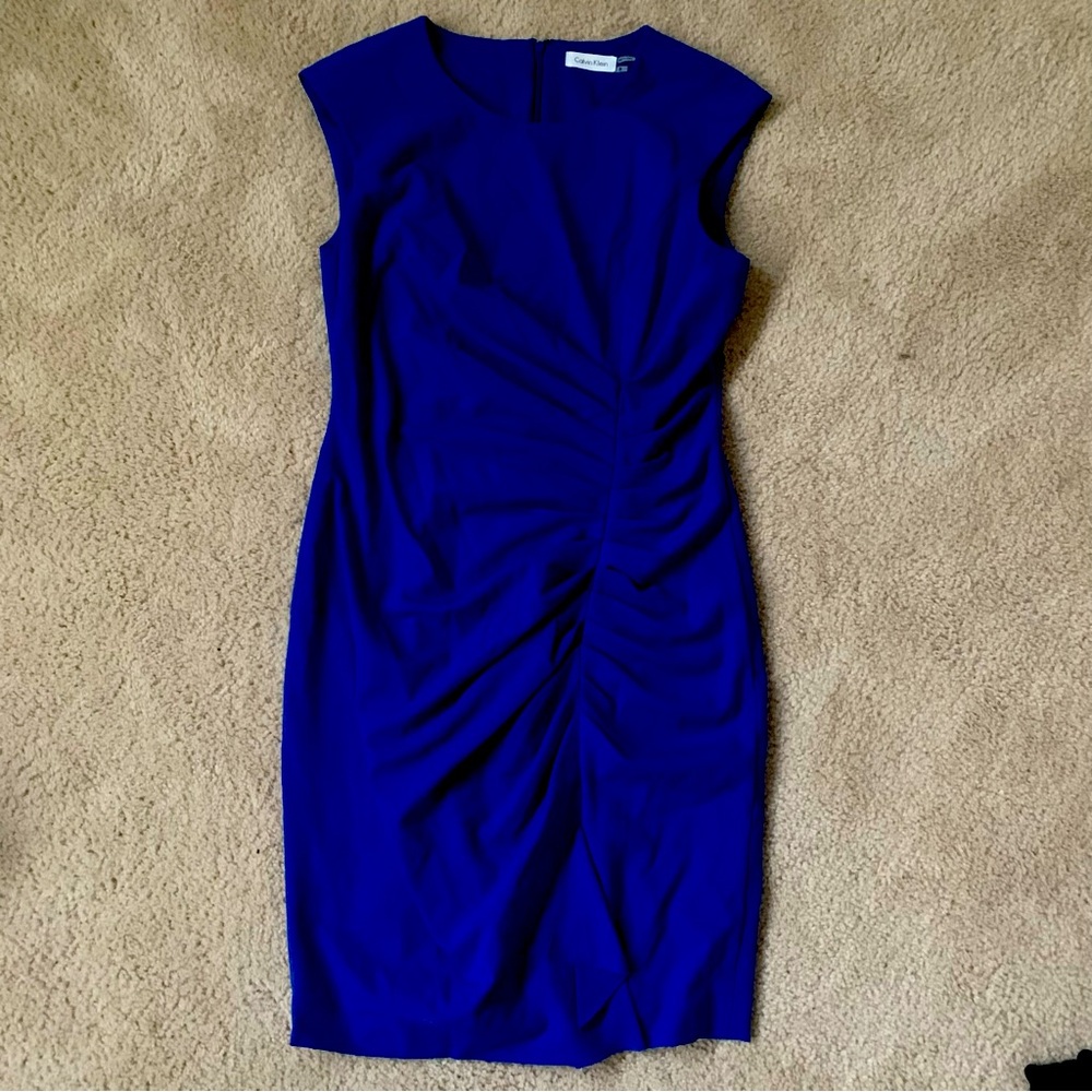 Calvin Klein Blue Cocktail Dress Size 8